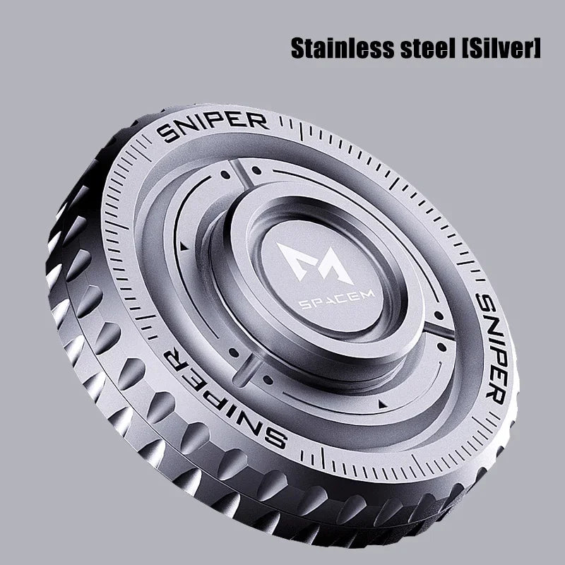 3In1 EDC Metal Pushing Card Hand Spinner Coin Adults Creative Anti-Stress Fidget Toys 2024 New Stress Reliever Fidget Spinner