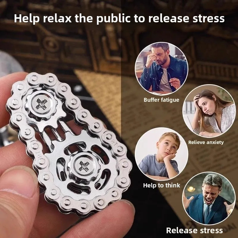 Fidget Spinner de Engranajes Antiestrés