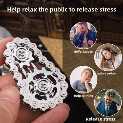 Fidget Spinner de Engranajes Antiestrés